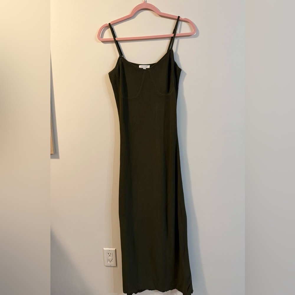 Allrow Olive Green Knit Top